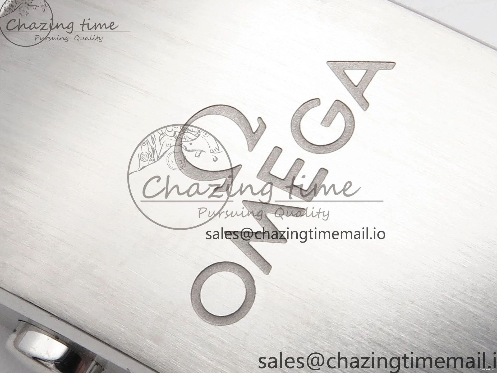 0131 Seamaster 300m Chrono SS RG OMF 1:1 Best Edition Blue Dial on SS RG Bracelet A Timeless 7686